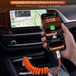 "Curly Chubby" 240W Coiled Fast Charging Cable for Car [240H Sag-Free]