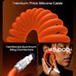 "Curly Chubby" 240W Coiled Fast Charging Cable for Car [240H Sag-Free]