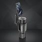 Universal car cup holder phone mount in black finish
