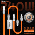4-in1 Magnetic Charger & 3 Cables Go Charging Combo
