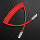 "Candy Chubby" Car Spring Fast Charging Cable