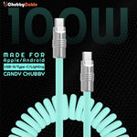 "Candy Chubby" Car Spring Fast Charging Cable