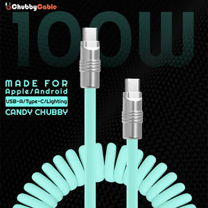"Candy Chubby" Car Spring Fast Charging Cable