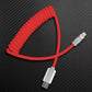 "Candy Chubby" Car Spring Fast Charging Cable