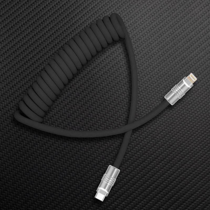 "Candy Chubby" Car Spring Fast Charging Cable