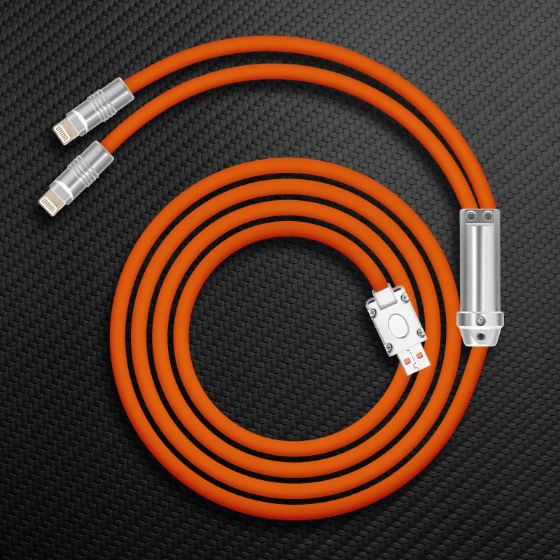 "Chubby" 2 In 1 Fast Charge Cable Lightning+Lightning