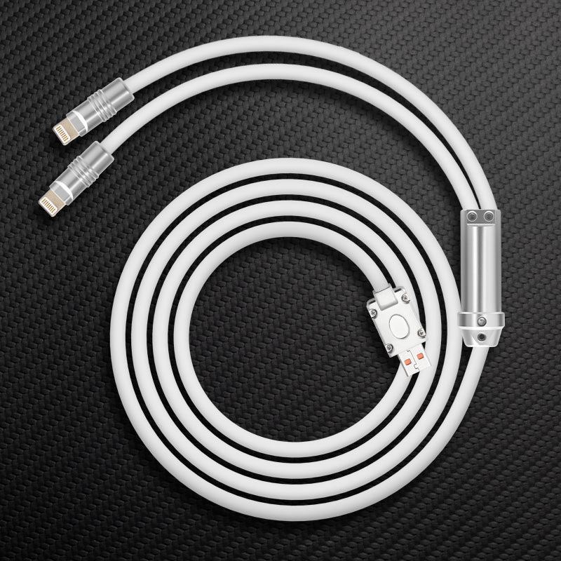 "Chubby" 2 In 1 Fast Charge Cable Lightning+Lightning