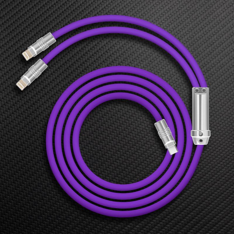 "Chubby" 2 In 1 Fast Charge Cable Lightning+Lightning