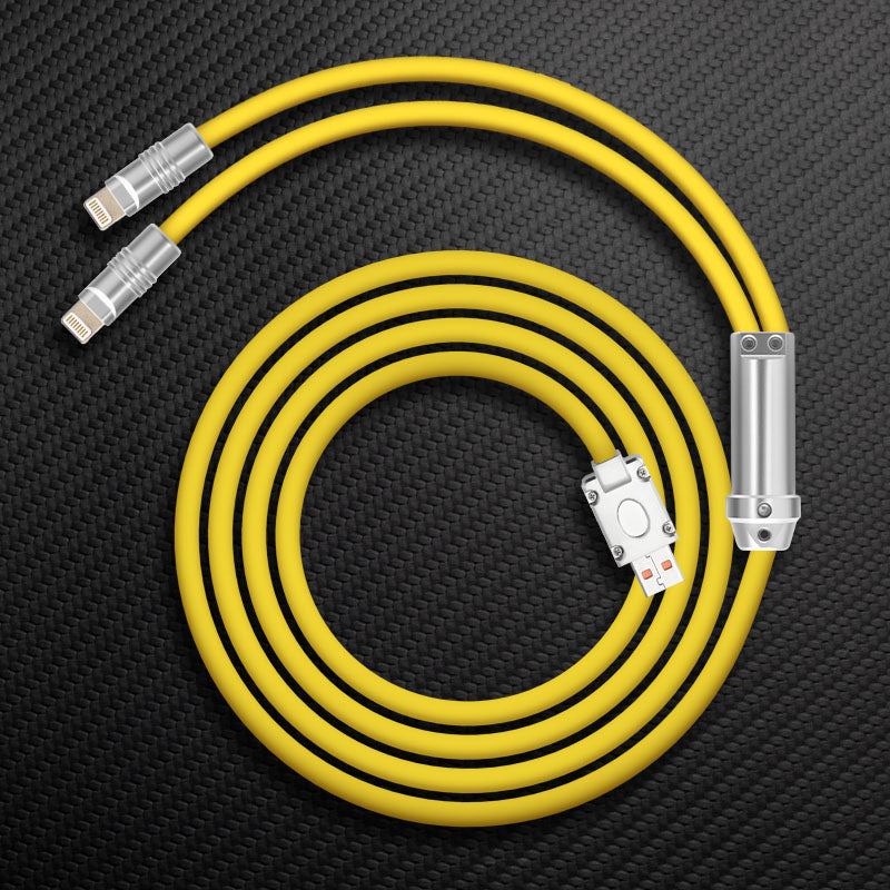 "Chubby" 2 In 1 Fast Charge Cable Lightning+Lightning