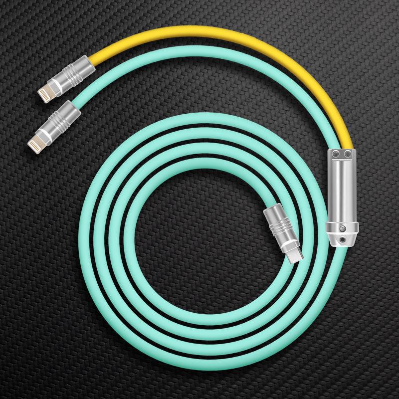 "Chubby" 2 In 1 Fast Charge Cable Lightning+Lightning