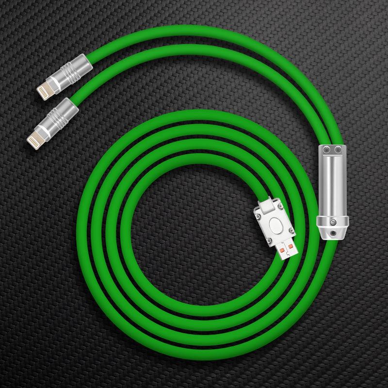 "Chubby" 2 In 1 Fast Charge Cable Lightning+Lightning