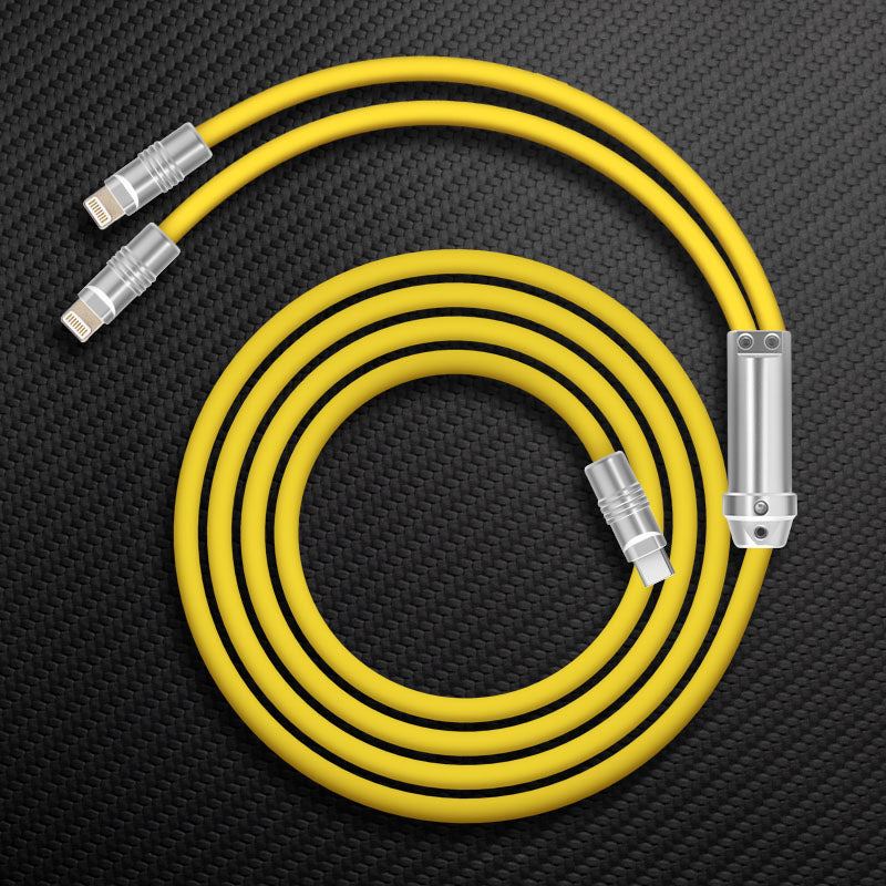 "Chubby" 2 In 1 Fast Charge Cable Lightning+Lightning