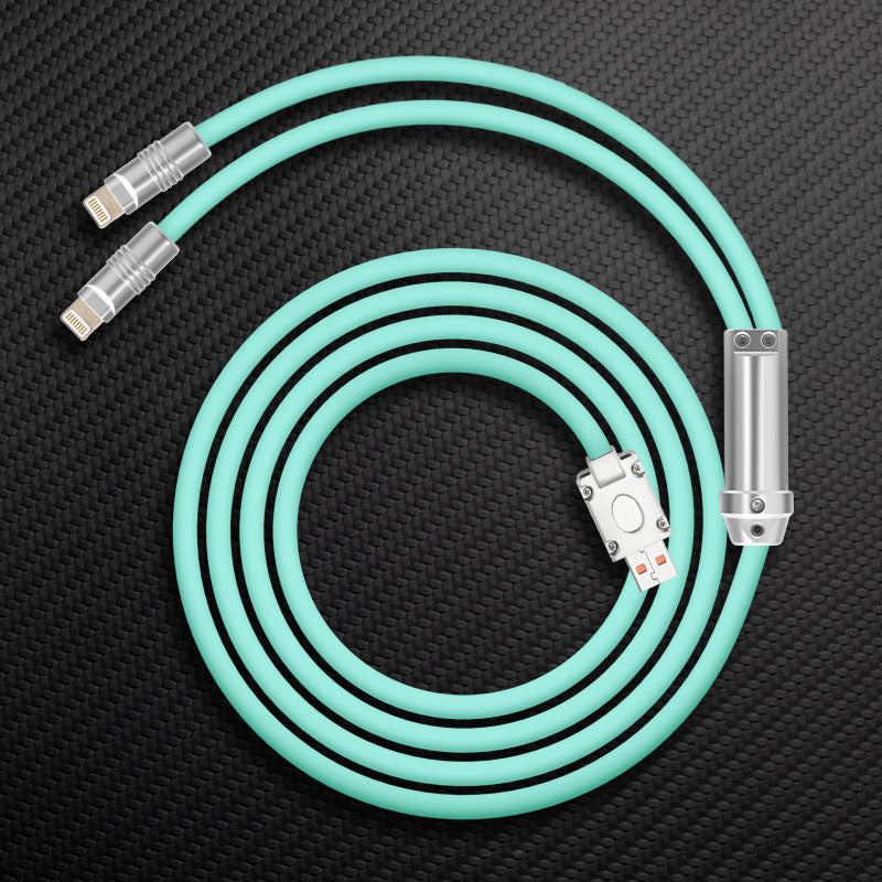 "Chubby" 2 In 1 Fast Charge Cable Lightning+Lightning