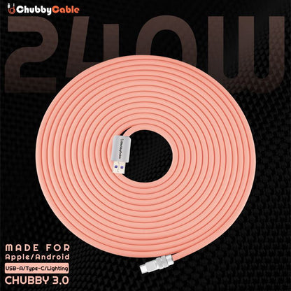 Peach Chubby 3.0 240W charging cable
