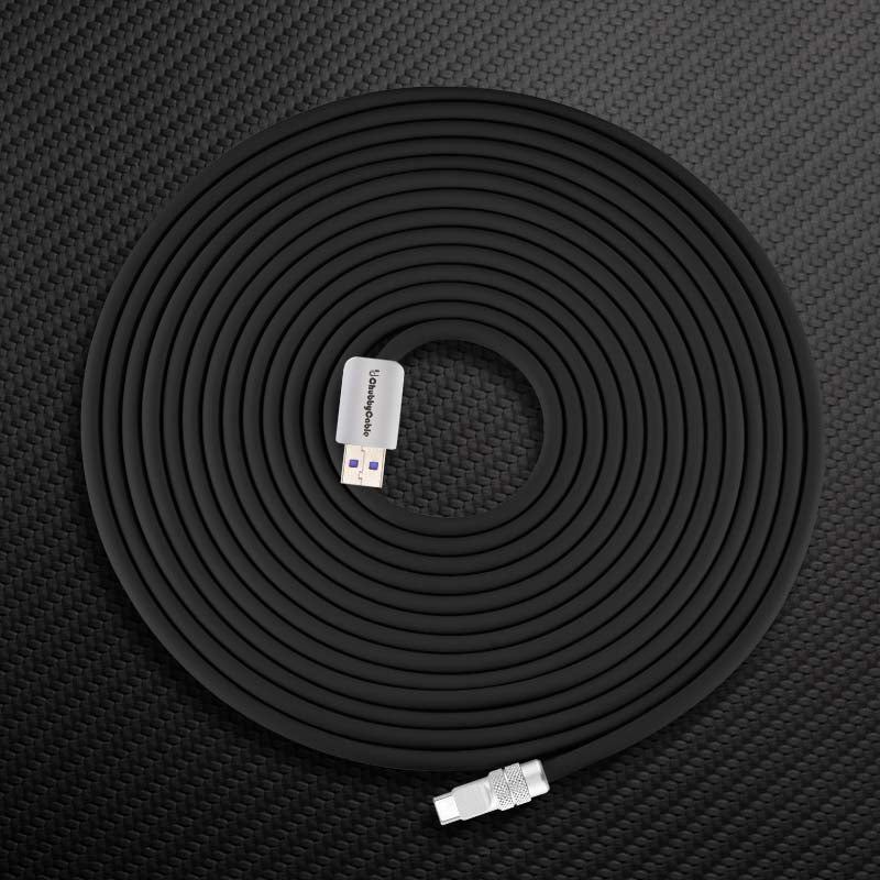 Black ChubbyCable USB-A connector