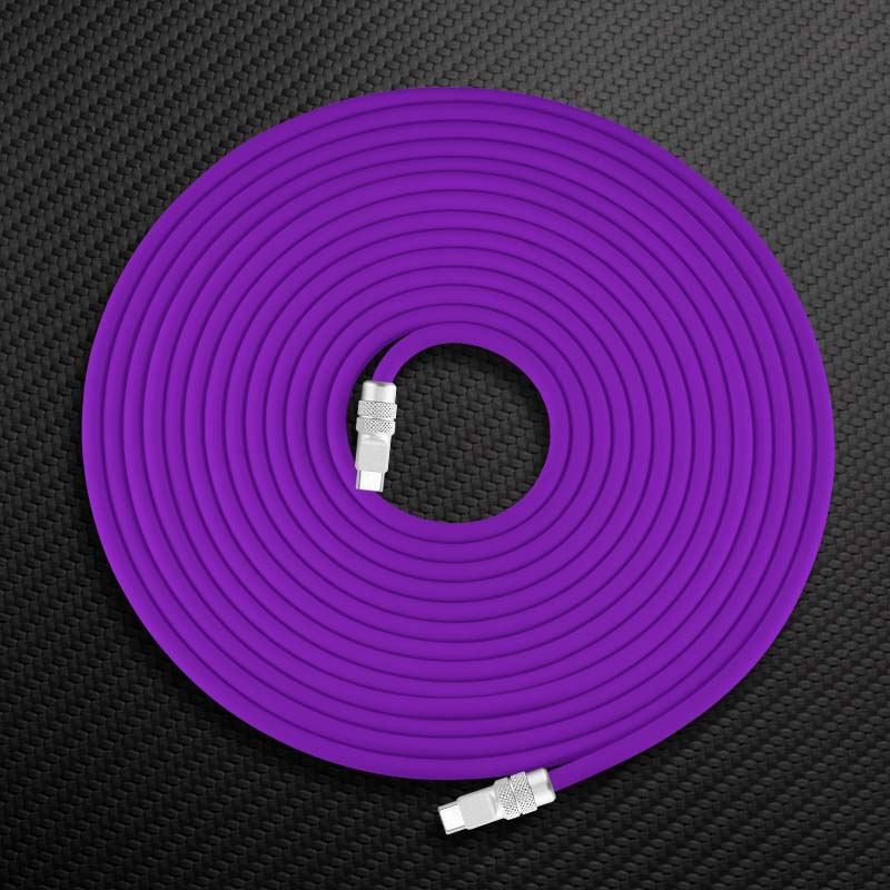 Purple USB-C cable