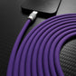 Purple ChubbyCable connected to smartphone