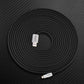Black ChubbyCable USB-A to Lightning cable