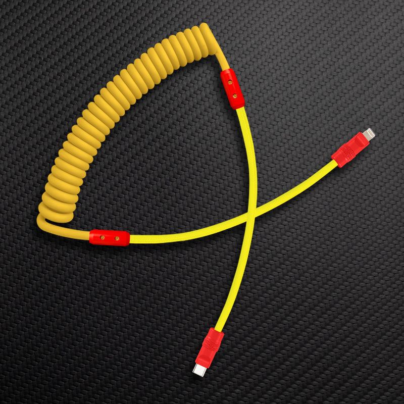 "Chubby Mood" Silicone Braided Fast Charging Cable #831