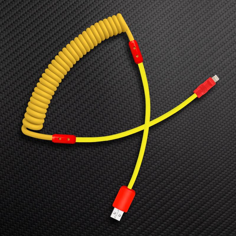 "Chubby Mood" Silicone Braided Fast Charging Cable #831