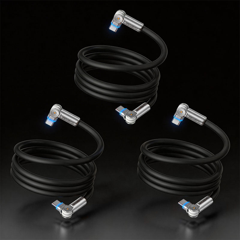 Chubby RotateX 240W Rotating Cable – 2-Pack / 3-Pack Dual 180° + LED