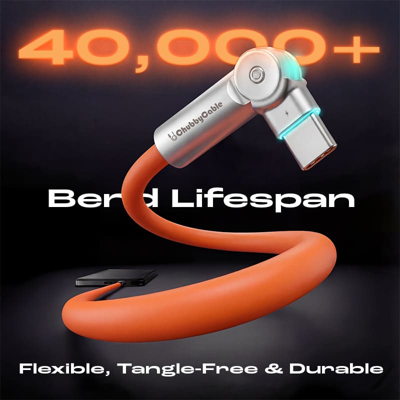 Chubby RotateX 240W Rotating Cable – 2-Pack / 3-Pack Dual 180° + LED
