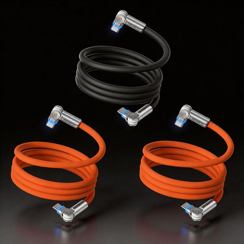 Chubby RotateX 240W Rotating Cable – 2-Pack / 3-Pack Dual 180° + LED