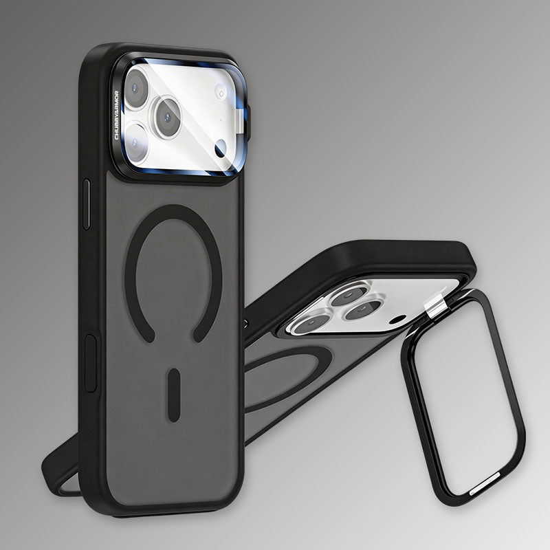 Black ChubbyArmor protective phone case with magnetic ring