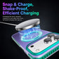 Magnetic phone case charging on wireless charger