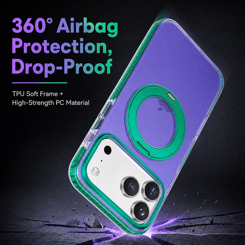 Drop-proof phone case with 360-degree airbag protection