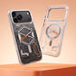 ChubbyArmor LayerX - 3D IML MagSafe Clear Case with Camera Stand for iPhone