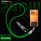 ChubbyCable Crossbody Strap - Anti-Theft Hang & Twist-to-Charge 240W LoopCharge Cable