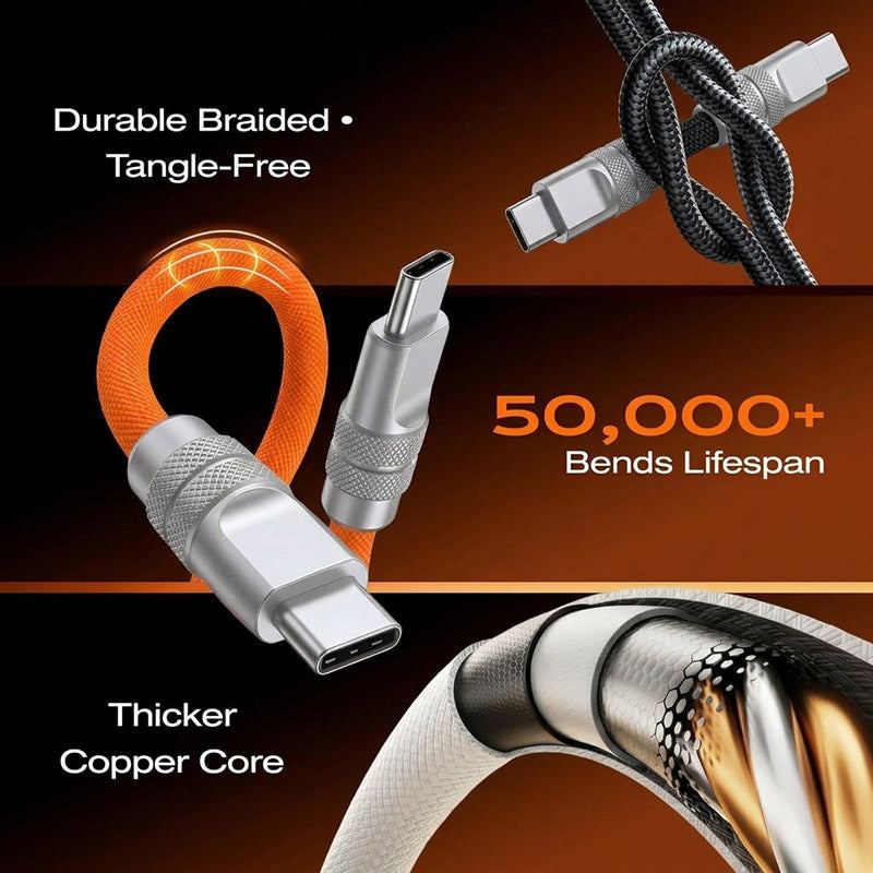 ChubbyCable Flex - 240W USB-C to USB-C Braided Cable