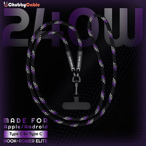 ChubbyCable Hook-Power Elite â€?Anti-Theft Hang & Twist-to-Charge 240W