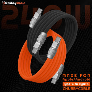 ChubbyCable Silicone Classic - 240W Easy-Pack Charge Cable