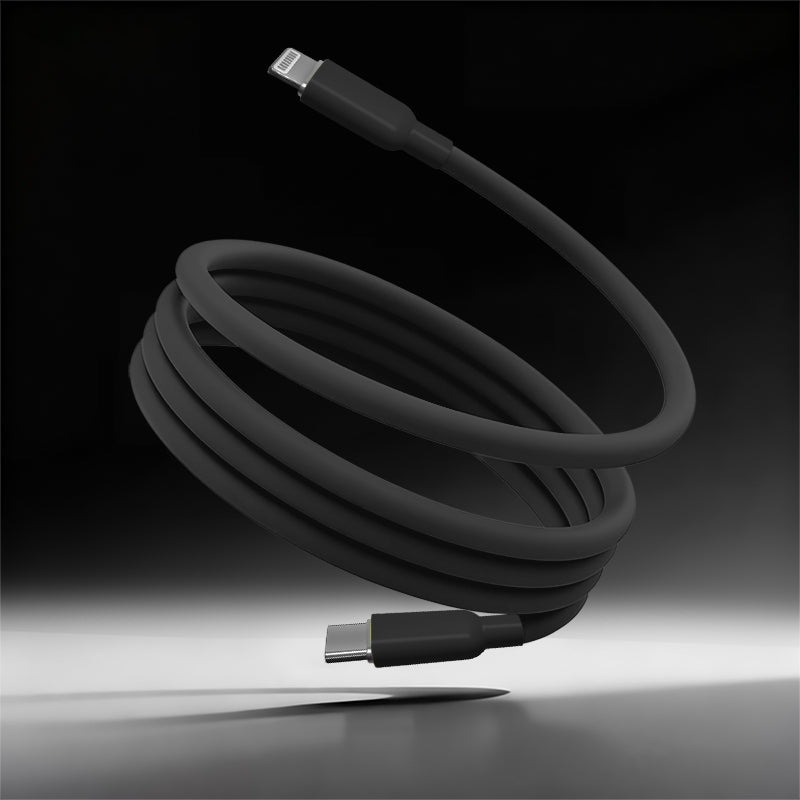 ChubbyCable Solid Color - Silicone 240W Easy-Pack Charge Cable