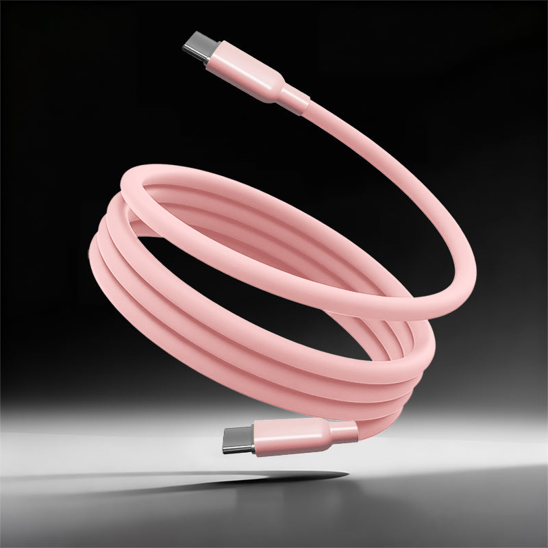 ChubbyCable Solid Color - Silicone 240W Easy-Pack Charge Cable