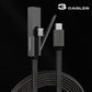 ChubbyCable StandLiteâ„?Pro - 240W Braided Fast Charge Cable with Zinc Alloy Connectors & Built-in Phone Stand