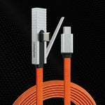 ChubbyCable StandLiteâ„?Pro - 90° 240W Fast Charge Cable with Invisible Stand & Phone Case Friendly