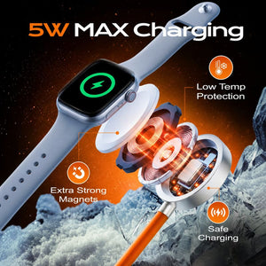 ChubbyCable Duo-Core Flex™ 2-in-1 USB-C to 100W USB-C & 5W Apple Watch Charging Cable
