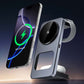 3-in-1 magnetic wireless charging station for iPhone, Apple Watch, and AirPods