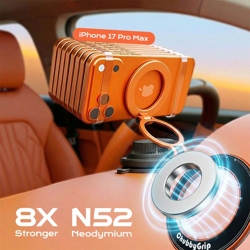 Strong magnetic car mount featuring N52 neodymium magnets