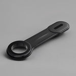Minimalist black magnetic car phone mount design