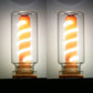 ChubbyGlow SpiralNova - Transparent RGB LED Light，USB Powered Mood Lighting for Car/Bedroom/Parties