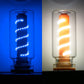 ChubbyGlow SpiralNova - Transparent RGB LED Light，USB Powered Mood Lighting for Car/Bedroom/Parties