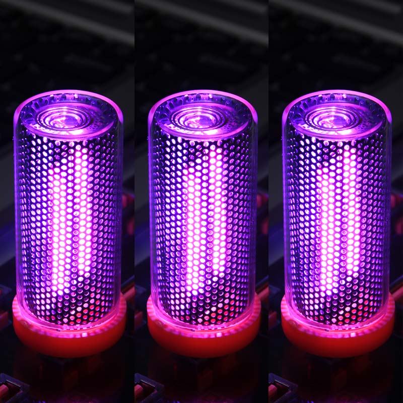 ChubbyGlow Variants - Transparent RGB LED Light，USB Powered Mood Lighting for Car/Bedroom/Parties