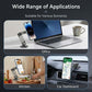 Versatile magnetic phone holder used in office, kitchen, and car scenarios.