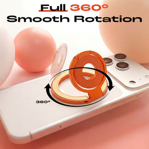 360-degree rotating magnetic phone ring stand