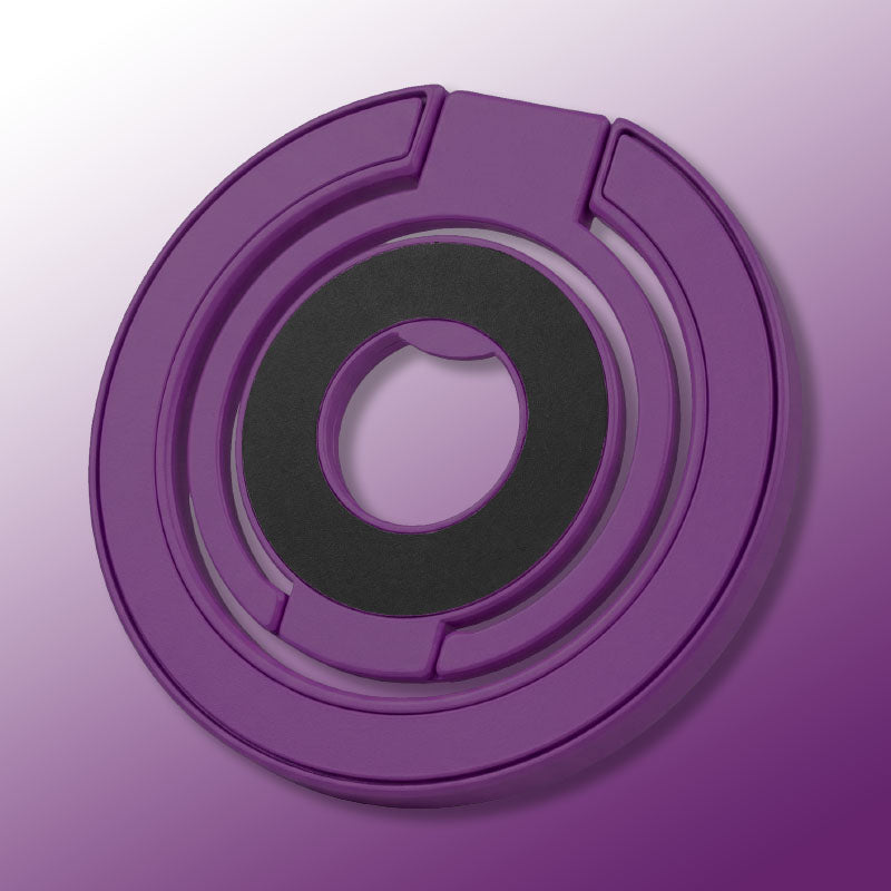 Purple magnetic phone ring holder