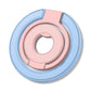 Blue and pink circular phone ring holder